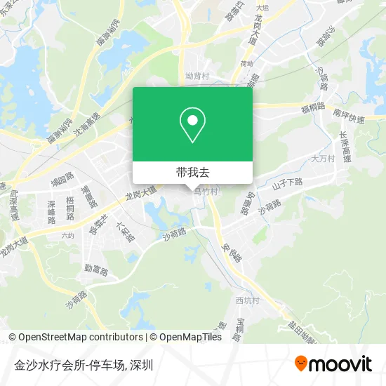 金沙水疗会所-停车场地图