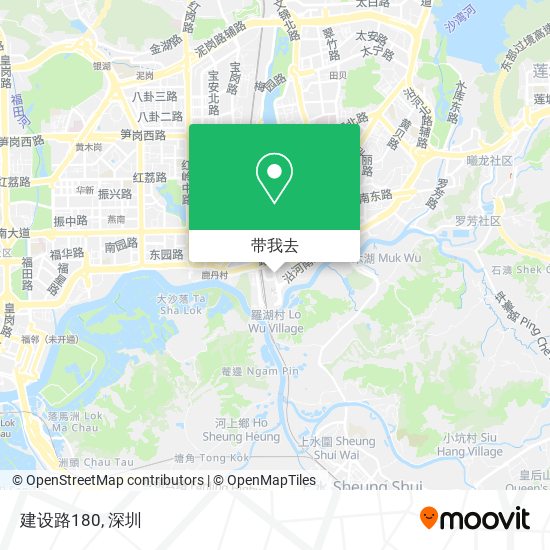 建设路180地图