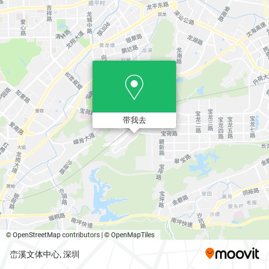 峦溪文体中心地图