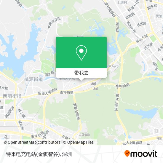 特来电充电站(金骐智谷)地图