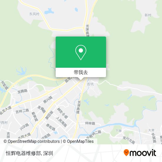 恒辉电器维修部地图