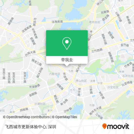 飞西城市更新体验中心地图