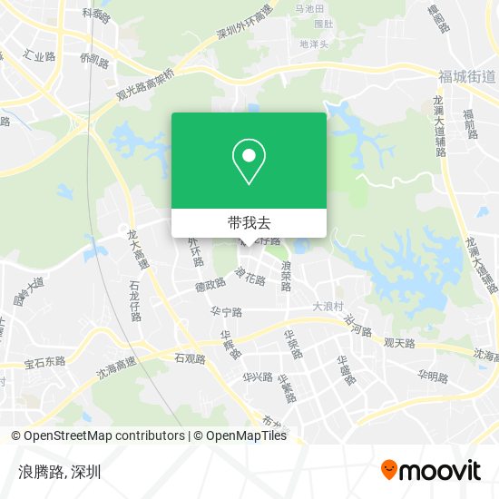 浪腾路地图