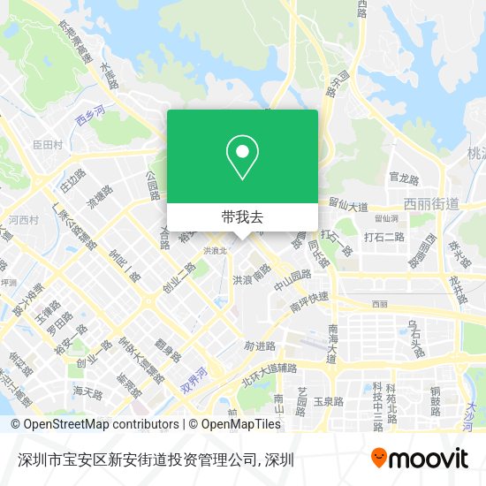深圳市宝安区新安街道投资管理公司地图