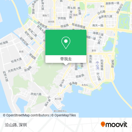 沿山路地图