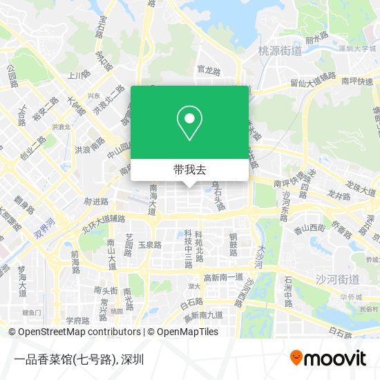 一品香菜馆(七号路)地图