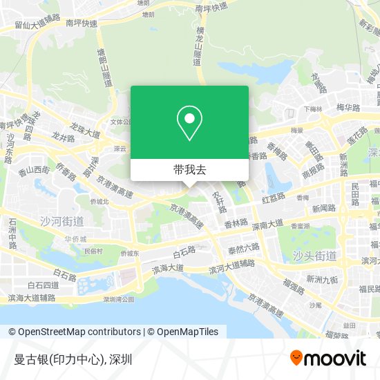 曼古银(印力中心)地图