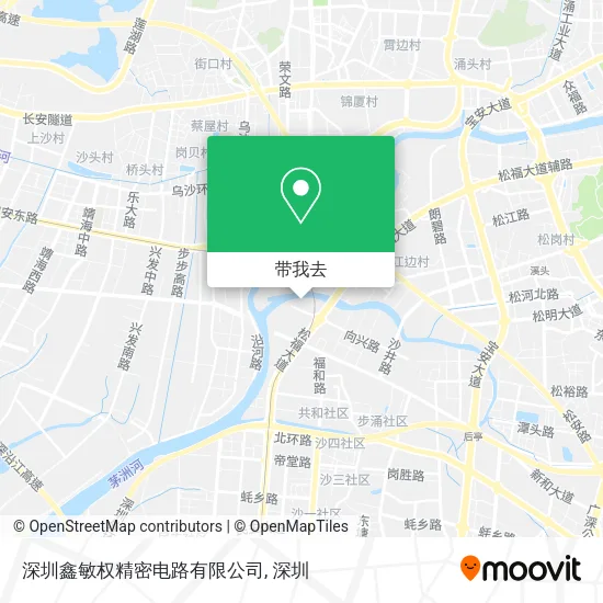 深圳鑫敏权精密电路有限公司地图