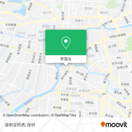源和堂药房地图