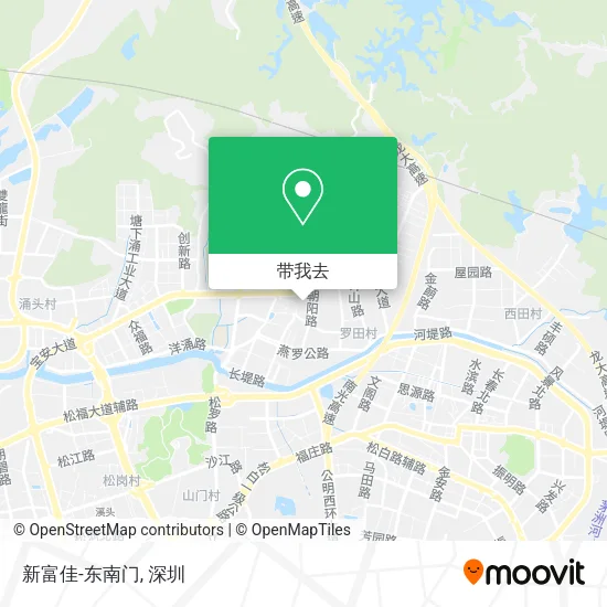 新富佳-东南门地图