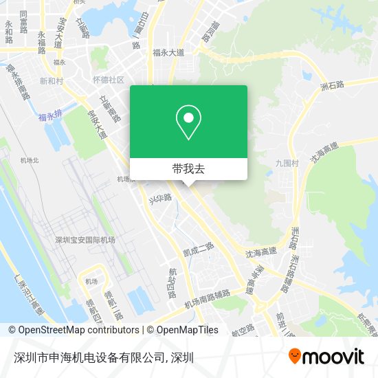 深圳市申海机电设备有限公司地图