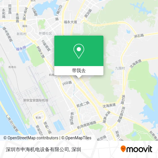 深圳市申海机电设备有限公司地图