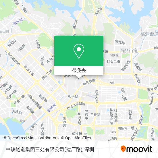 中铁隧道集团三处有限公司(建厂路)地图