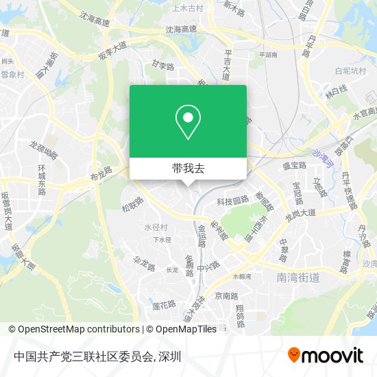 中国共产党三联社区委员会地图