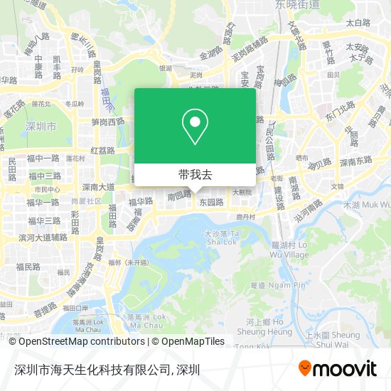 深圳市海天生化科技有限公司地图