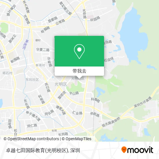 卓越七田国际教育(光明校区)地图