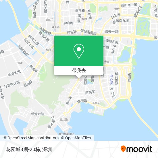 花园城3期-20栋地图