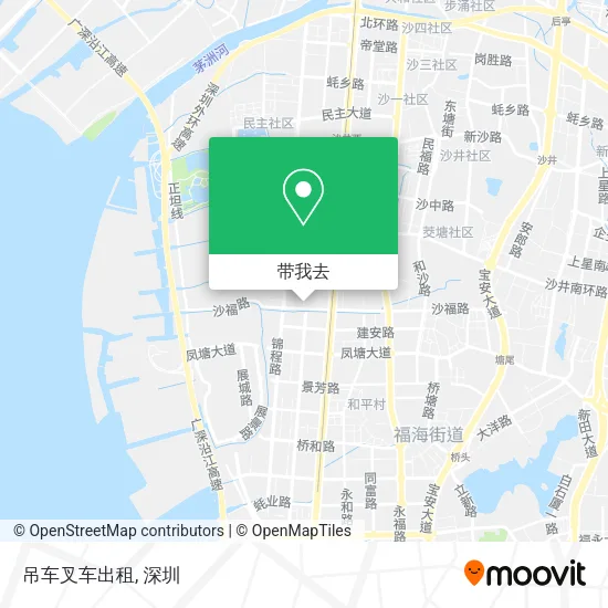 吊车叉车出租地图