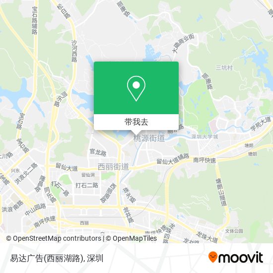 易达广告(西丽湖路)地图