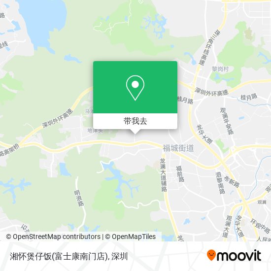 湘怀煲仔饭(富士康南门店)地图
