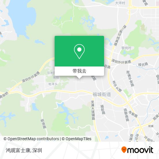 鸿观富士康地图