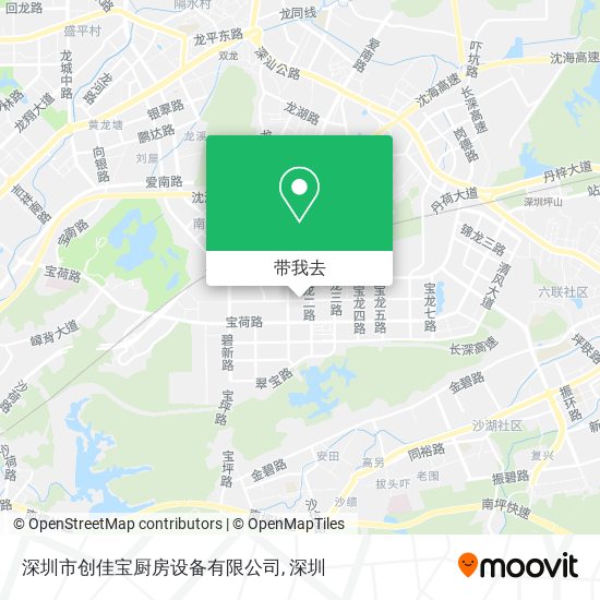 深圳市创佳宝厨房设备有限公司地图