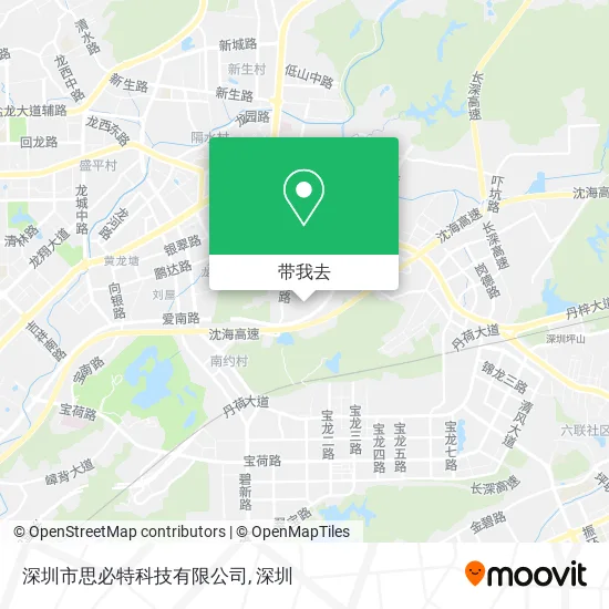深圳市思必特科技有限公司地图