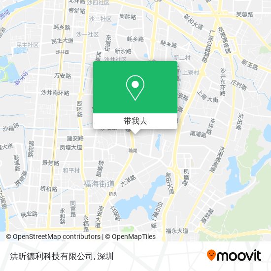 洪昕德利科技有限公司地图