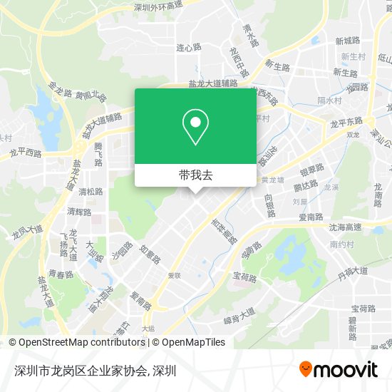 深圳市龙岗区企业家协会地图