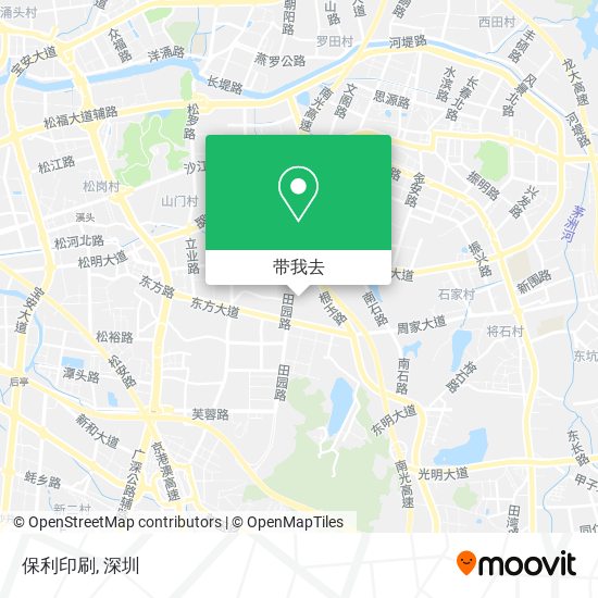 保利印刷地图