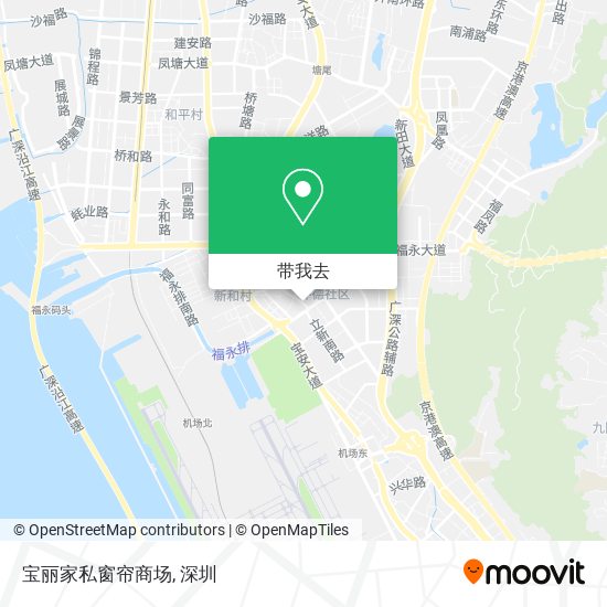 宝丽家私窗帘商场地图