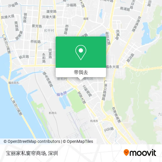 宝丽家私窗帘商场地图
