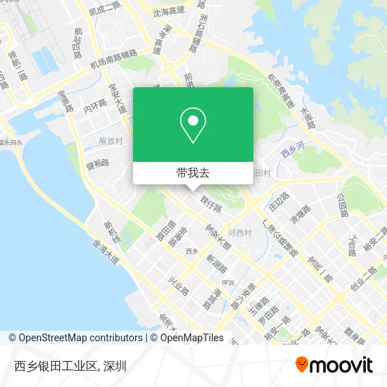 西乡银田工业区地图