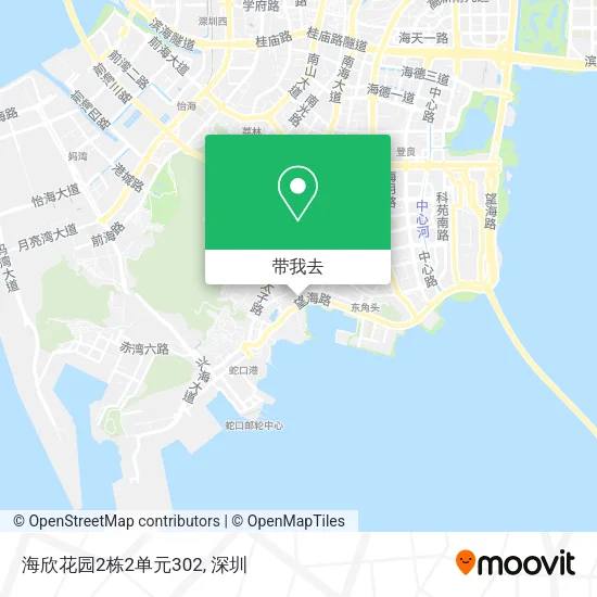 海欣花园2栋2单元302地图