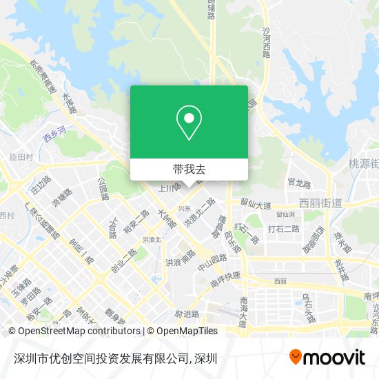 深圳市优创空间投资发展有限公司地图