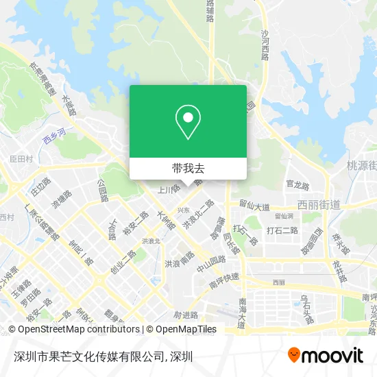 深圳市果芒文化传媒有限公司地图