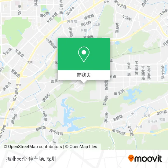 振业天峦-停车场地图