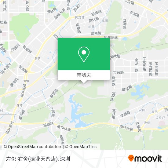 左邻·右舍(振业天峦店)地图