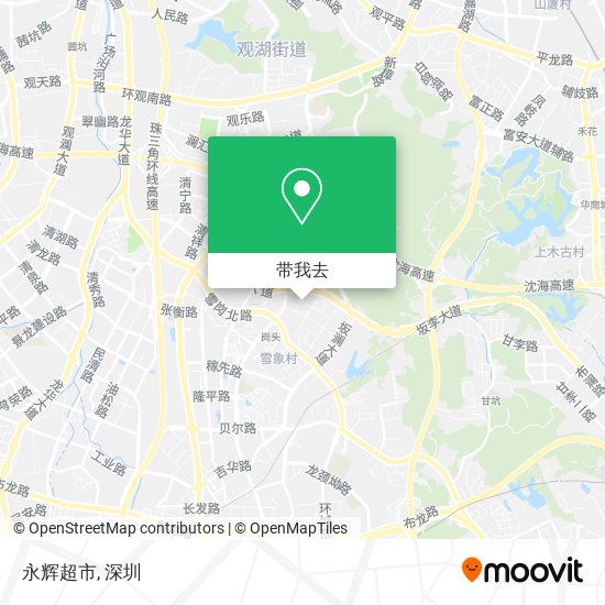 永辉超市地图