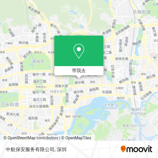 中航保安服务有限公司地图