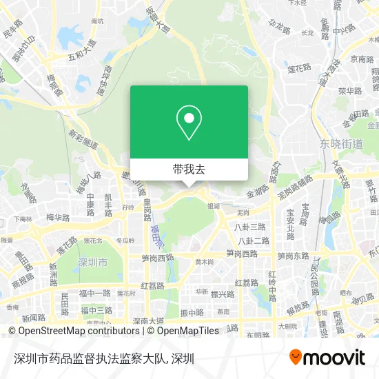 深圳市药品监督执法监察大队地图