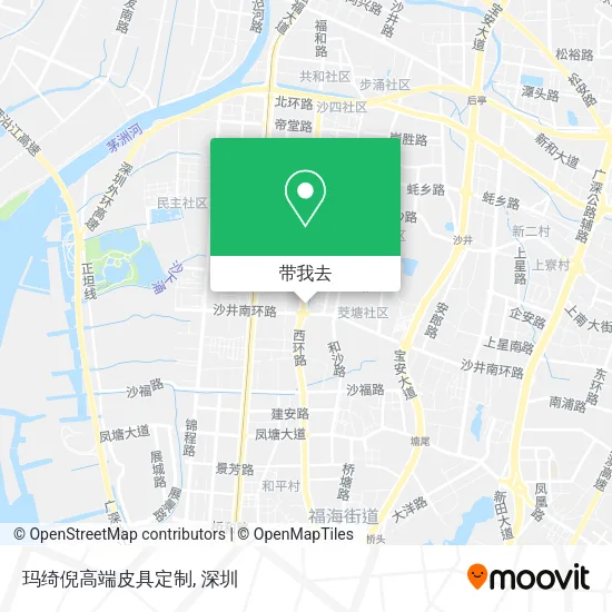 玛绮倪高端皮具定制地图