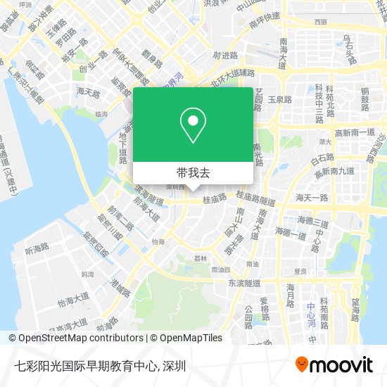 七彩阳光国际早期教育中心地图