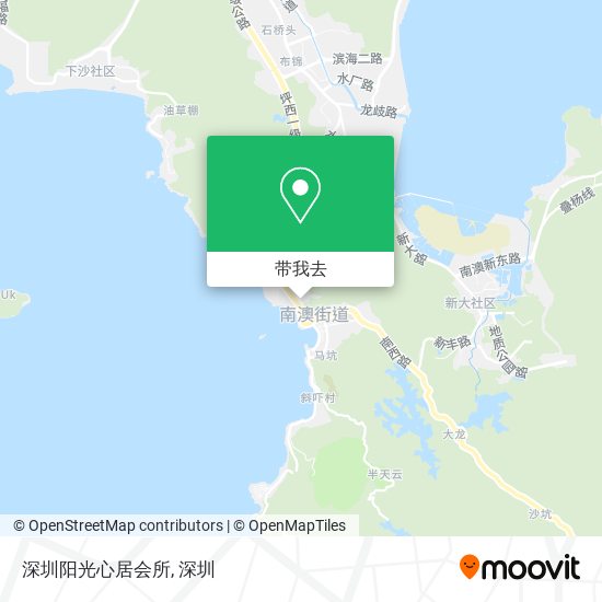 深圳阳光心居会所地图