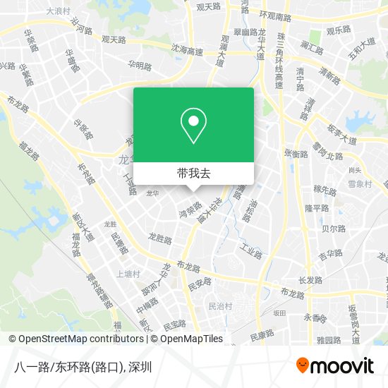 八一路/东环路(路口)地图