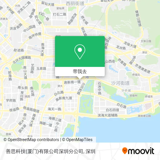 善思科技(厦门)有限公司深圳分公司地图
