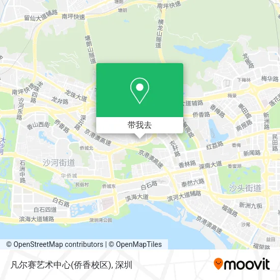 凡尔赛艺术中心(侨香校区)地图