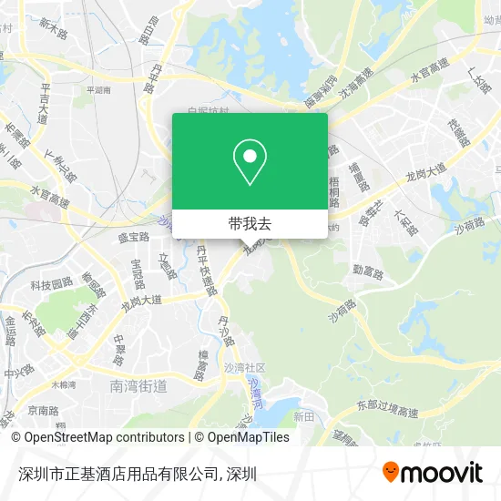 深圳市正基酒店用品有限公司地图