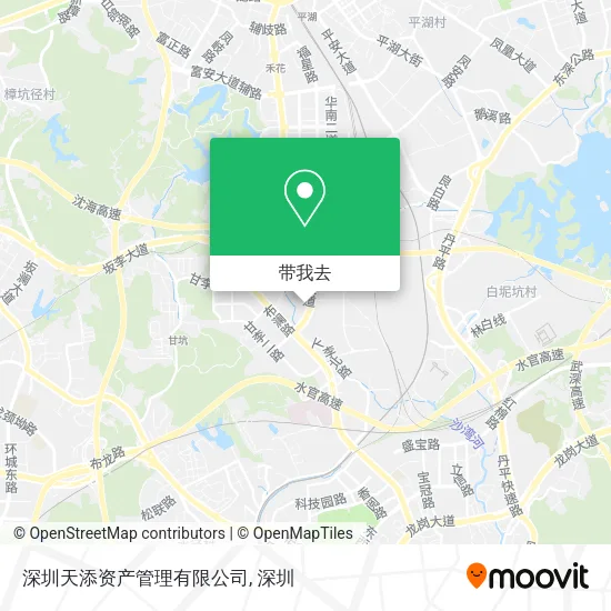 深圳天添资产管理有限公司地图