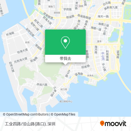 工业四路/沿山路(路口)地图